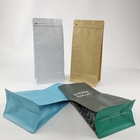 मैट क्लियर मायलर एल्युमिनियम फॉयल बैग्स 100g 250g 500g फ्लैट बॉटम पैकिंग बैग
