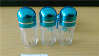 एकल कैप्सूल के लिए पुन: प्रयोज्य छोटी प्लास्टिक की गोली की बोतलें खाली प्लास्टिक की गोली के डिब्बे