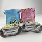 अनुकूलित लोगो मैट फिनिश हीट सील खाद्य पैकेजिंग सामग्री एल्यूमीनियम पन्नी स्नैक बैग पैकेजिंग