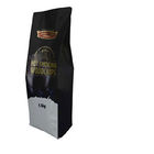 कस्टम मुद्रित पक्ष कली पन्नी लाइन में खड़ा कॉफी बैग थोक पैक 500 ग्राम 1 kg