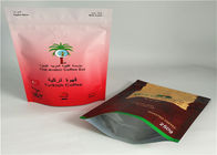 कॉफी और चाय के लिए ब्लैक माइलर प्लास्टिक पैकिंग बैग्स जिप लॉक स्टैंड