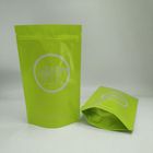 चाय के लिए प्लास्टिक जिपर बैग चमकीले रंग अनुकूलित मोटाई खड़े हो जाओ