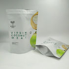 पोषण प्रोटीन पाउडर के लिए कस्टम स्व सील प्लास्टिक जिपर बैग एल्यूमीनियम पन्नी