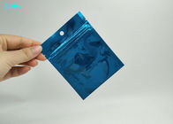 आभूषण उपहार के लिए पन्नी प्लास्टिक स्टैंड थैली पैकेजिंग तीन साइड सील सीएमवाईके रंग