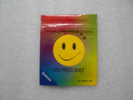खाद्य ग्रेड प्लास्टिक जिपर बैग CBD उत्पाद 46 * 33 * 30 सेमी के लिए 8 रंग
