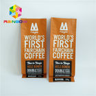 कॉफी बीन / कैंडी / चॉकलेट पैकेजिंग के लिए फ्लैट तल एल्यूमीनियम पन्नी बैग