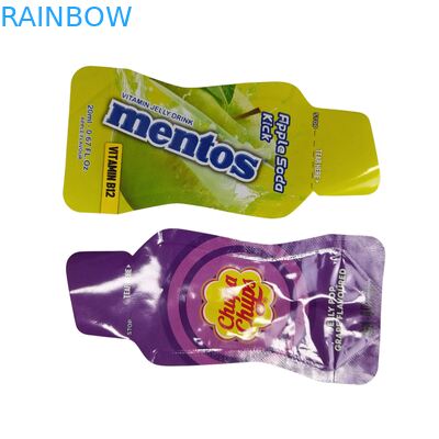 कस्टम मुद्रित होलोग्राफिक मायलर बैग पुनः सील करने योग्य जैव अपघटनीय पैकेजिंग खाद्य स्नैक बैग के लिए