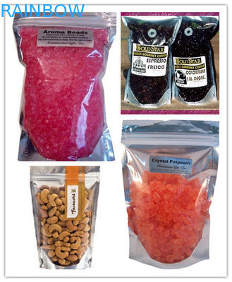 Gusset स्टैंड अप जिपर स्नैक / कुकीज स्नैक बैग पैकेजिंग