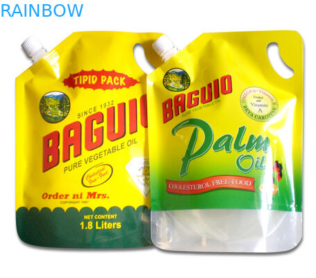 हैंगर के साथ एल्यूमीनियम पन्नी टोंटी थैली पैकेजिंग