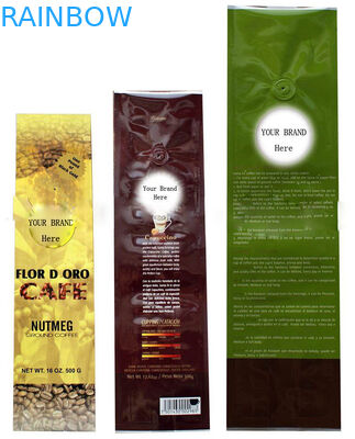 ज़िप लॉक के साथ OEM पीईटी / AL / PE कॉफी वाल्व पन्नी बैग पैकेजिंग