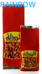 गर्म बेच चाय / कॉफी बैग पैकेजिंग आँसू पायदान के साथ