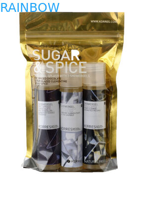 Pantone OPP / AL / PE कॉस्मेटिक उपकरण, मेकअप तरल पदार्थ के लिए कॉस्मेटिक पैकेजिंग बैग