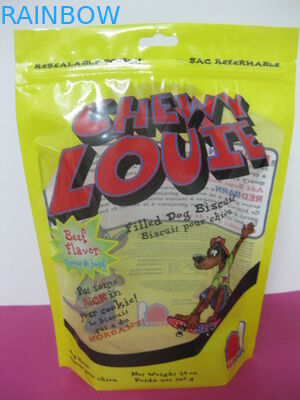 अनुकूलित फ्लैट / स्टैंड अप पन्नी बैग पैकेजिंग PPET / AL / PE Mylar ज़िप ताला के साथ