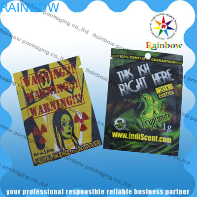 हीट सील प्लास्टिक हर्बल बैग, एल्युमिनियम फॉयल बैग ज़िपलॉक