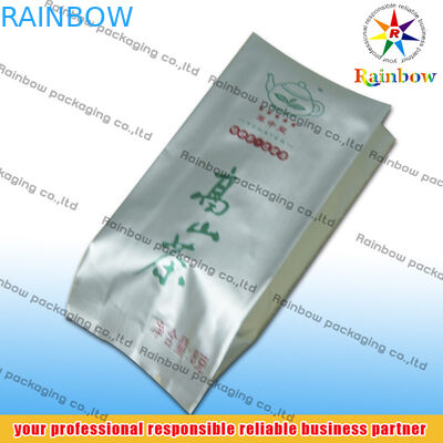 पीईटी / एएल / पीई साइड गसेट के साथ टी बैग्स पैकेजिंग को स्टैंड करें