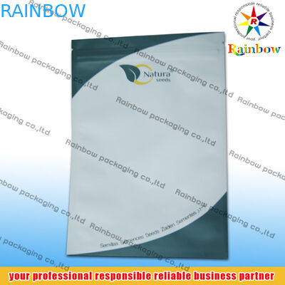 कस्टम मुद्रित ज़िपलॉक चाय बैग पैकेजिंग साइड सील एल्यूमीनियम पन्नी