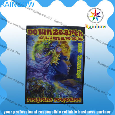 Down2earth / गीक अप / डियाब्लो गोल्ड हर्बल धूप ज़िप प्लास्टिक बैग नमी सबूत