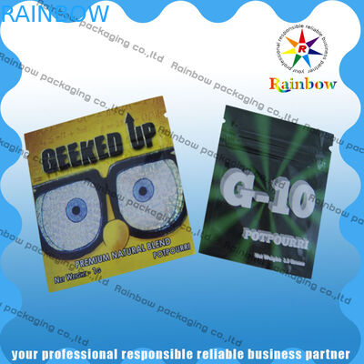 Down2earth / गीक अप / डियाब्लो गोल्ड हर्बल धूप ज़िप प्लास्टिक बैग नमी सबूत