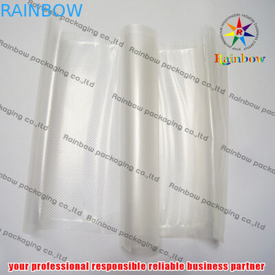 कुकीज़ के लिए ज़िप लॉक के साथ उभरा हुआ वैक्यूम वैक्यूम स्टोरेज बैग