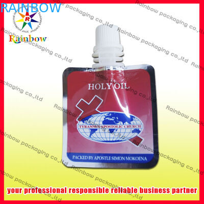 मिनरल वाटर स्टोरेज के लिए टैप के साथ फूड ग्रेड टोंटी पाउच पैकेजिंग