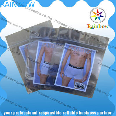 पीईटी / पीईटी / पीई फर्म फाड़ना एंटी स्टेटिक ट्रांसपेरेंट एल्यूमीनियम बैग जिपलॉक के साथ