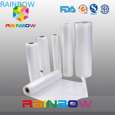 8 "X50 'पीए / पीई सामग्री वैक्यूम texturesealer सेवर चिकनी पक्ष और चैनल / उभरा पक्ष के साथ रोल करता है