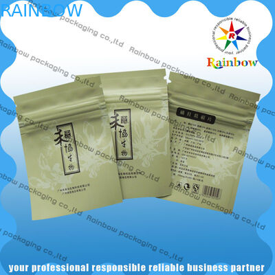 कस्टम कॉफी स्टैंड अप बैग रंगीन प्रिंट लाइटवेट जिपलॉक के साथ