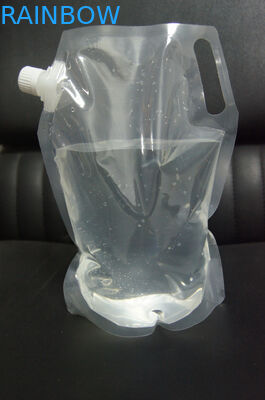 रंगीन प्रिंटिंग वॉटर प्रूफ लिग्यूइड के लिए कॉर्नर टोंटी के साथ पैकेजिंग बैग खड़े करें