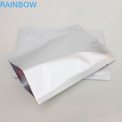 तीन साइड सील पन्नी पाउच पैकेजिंग, रजत खाद्य ग्रेड पैकेजिंग बैग