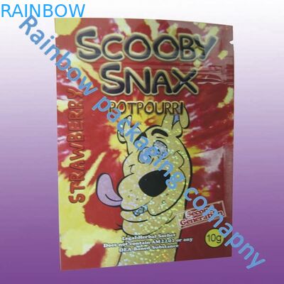 Ziplock हर्बल धूपदान पैकेजिंग, अनुकूलित रंगीन मुद्रण ज़िप प्लास्टिक बैग