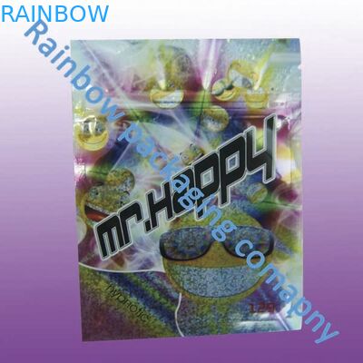 Ziplock हर्बल धूपदान पैकेजिंग, अनुकूलित रंगीन मुद्रण ज़िप प्लास्टिक बैग