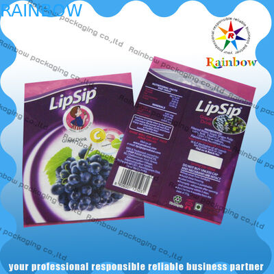 पीना बोतल सिकोड़ें लपेटें आस्तीन कस्टम प्रिंटिंग हीट सेंसिटिव वॉटरप्रूफ