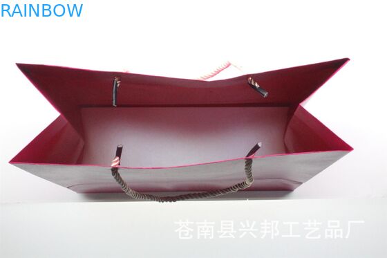 फैंसी रंग स्वनिर्धारित कागज बैग क्राफ्ट पेपर लोगो मुद्रण के साथ