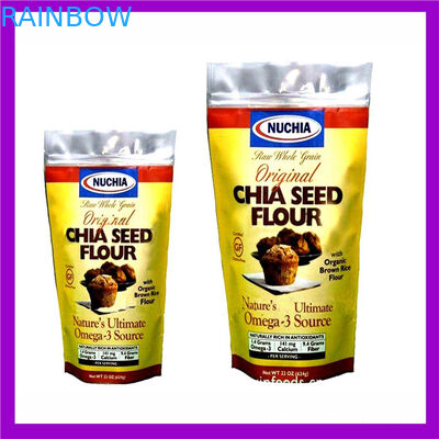 जिपर पन्नी पाउच पैकेजिंग, ziplock चावल / चाय पैकेजिंग पाउच