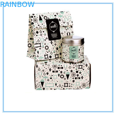 ढक्कन के साथ साबुन / आभूषण के लिए फैशन फोल्डेबल पेपर बॉक्स पैकेजिंग