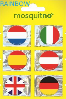 हैंगहोल फैशन प्लास्टिक पैकेजिंग बैग, किड्स मॉस्किटो रिपेलिटिक स्टिकर पैकेजिंग बैग