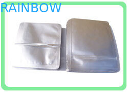 इलेक्ट्रॉनिक उत्पाद पन्नी पाउच पैकेजिंग राउंड कॉर्नर सिल्वर थ्री साइड सील
