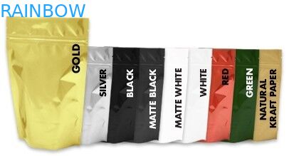 मैट फिनिश टी बैग्स पैकेजिंग, जिपर कॉफी पैकेजिंग बैग स्टैंड अप