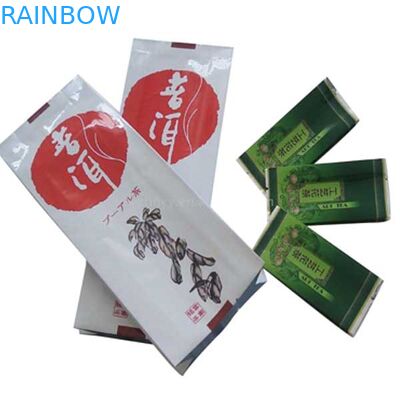 चमकदार खत्म 3-साइड चाय बैग पैकेजिंग छोटे रंगीन ज्वलंत मुद्रित