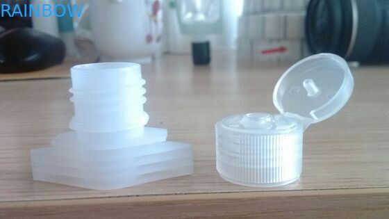 कस्टम स्काई ब्लू प्लास्टिक टोंटी पाउच पैकेजिंग ऑरेंज जूस पी पैकेजिंग