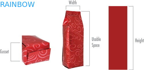 टुकड़े टुकड़े में नीचे कली चाय बैग पैकेजिंग Ziplock रंगीन मुद्रित मैट खत्म