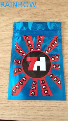 7H ब्लू पोटपाउरी एल्यूमीनियम पन्नी बैग हर्बल धूप गैर विषैले