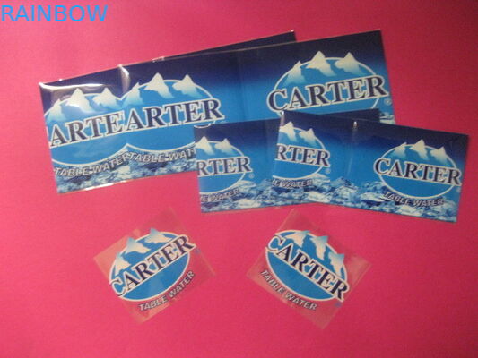 मिनरल वाटर पियो बोतल सिकुड़ आस्तीन मुद्रण ब्लू हीट