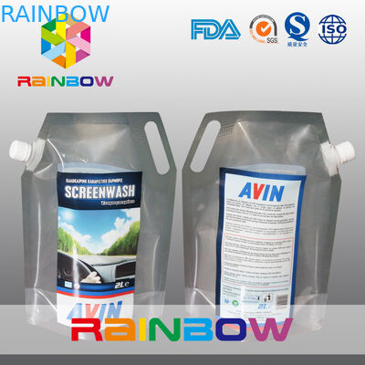 चांदी संभाल / Lable साथ spouted पाउच पूर्ण मुद्रित खड़े हो जाओ