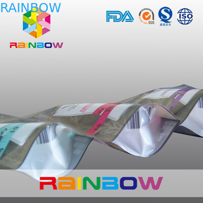 स्वीपर के लिए जिपर स्नैक बैग / प्लास्टिक खाद्य पैकेजिंग के लिए खड़े हो जाओ