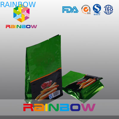 बच्चों के लिए कार्टून चित्रा के साथ फ्लैट बॉटम रेसेलेबल स्नैक बैग