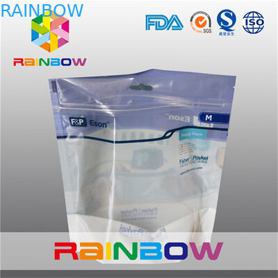Resealble चिकित्सा उपकरण / मशीन / उपकरण स्वनिर्धारित लोगो के साथ पन्नी थैली पैकेजिंग