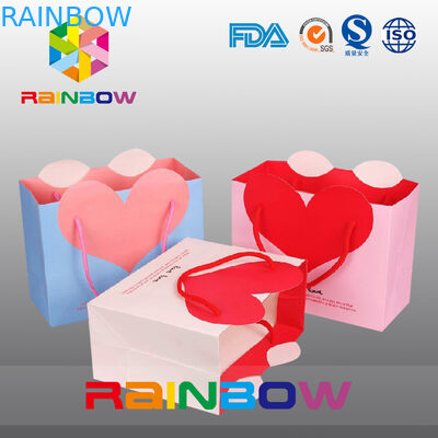 उपहार के लिए फैशन रंगीन प्रिंटिंग अनुकूलित पेपर बैग / स्नैक क्राफ्ट पेपर बैग