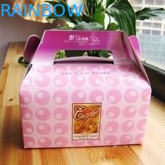 कस्टम मुफ्त आकार उपहार / कैंडी पैकेजिंग के लिए हैंडल के साथ अनुकूलित पेपर बैग