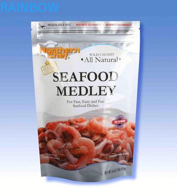 पूरक के लिए हीट सील करने योग्य सूखी परिरक्षण थैली बैग खाद्य ग्रेड एल्यूमीनियम पन्नी थैली